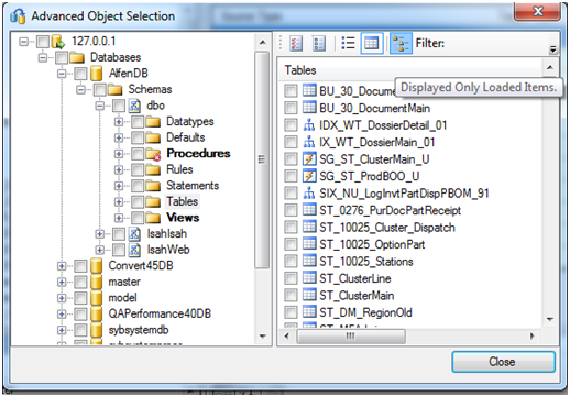 Advanced Object Selection - Folder Tree