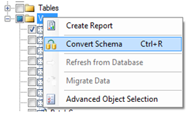 Convert Schema