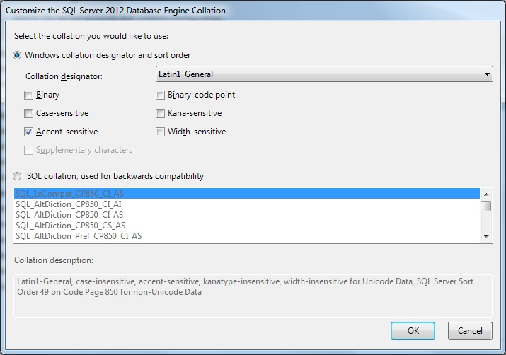 Customize SQL Server 2012