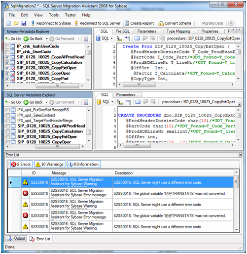 Migrate Custom Procedures