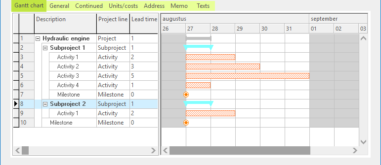 Setting up a rough project structure
