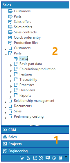 Navigation pane