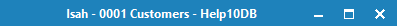Title bar