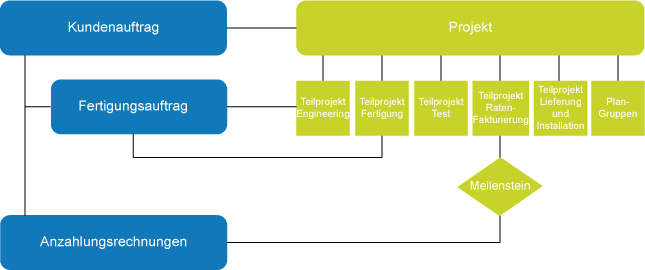 Struktur auftragsbezogene Massenproduktion