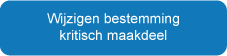 Wijzigen bestemming kritisch maakdeel